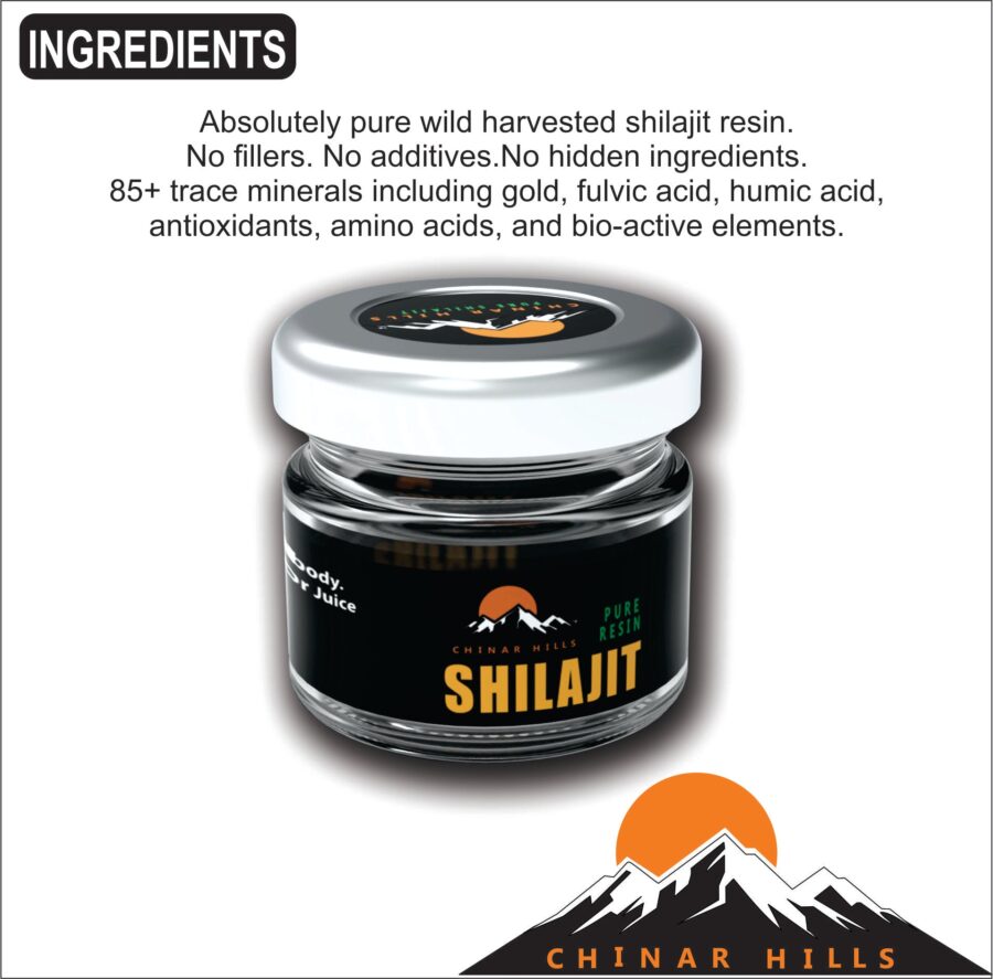himalayan shilajit resin 30g fulvic acid usa