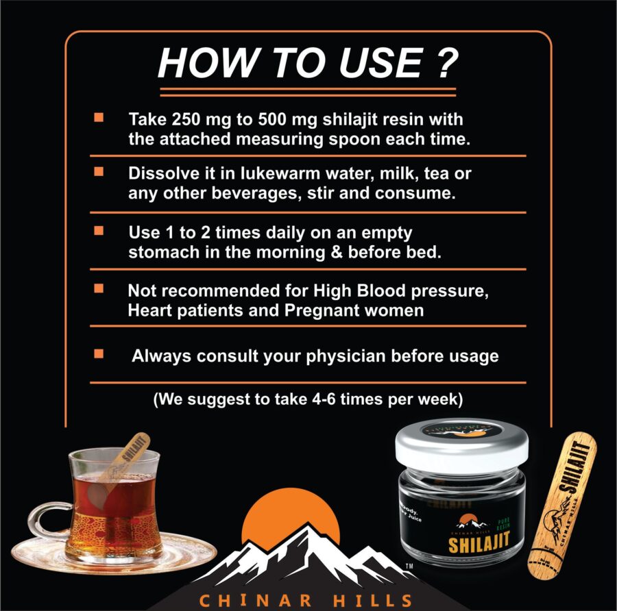 Himalayan Shilajit Resin 30 mg